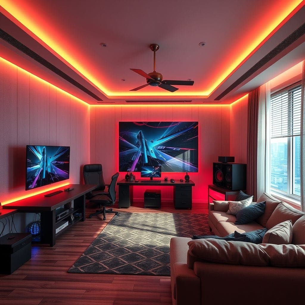 Gaming Room Hotel Room design example 3