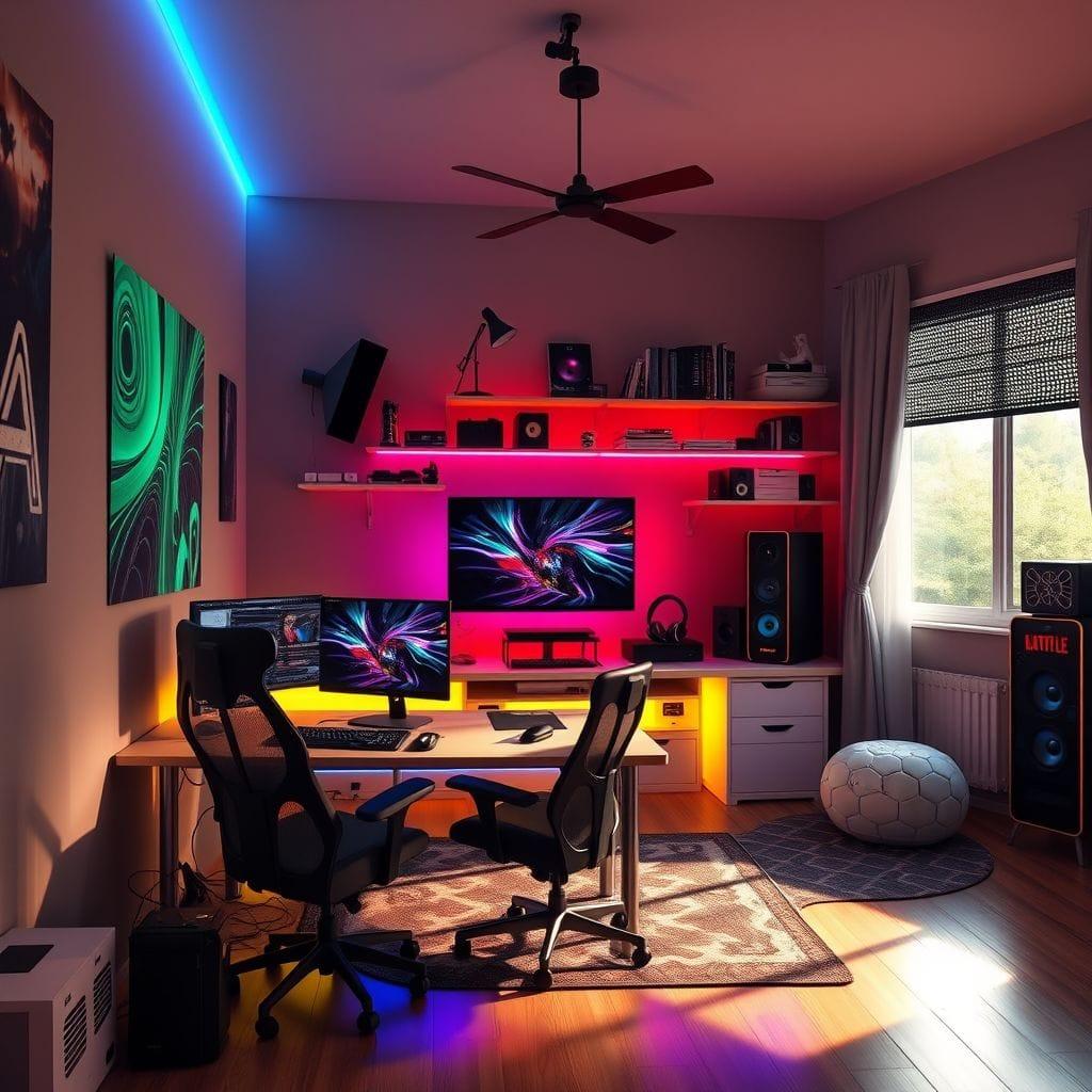 Gaming Room Kids Room design example 1
