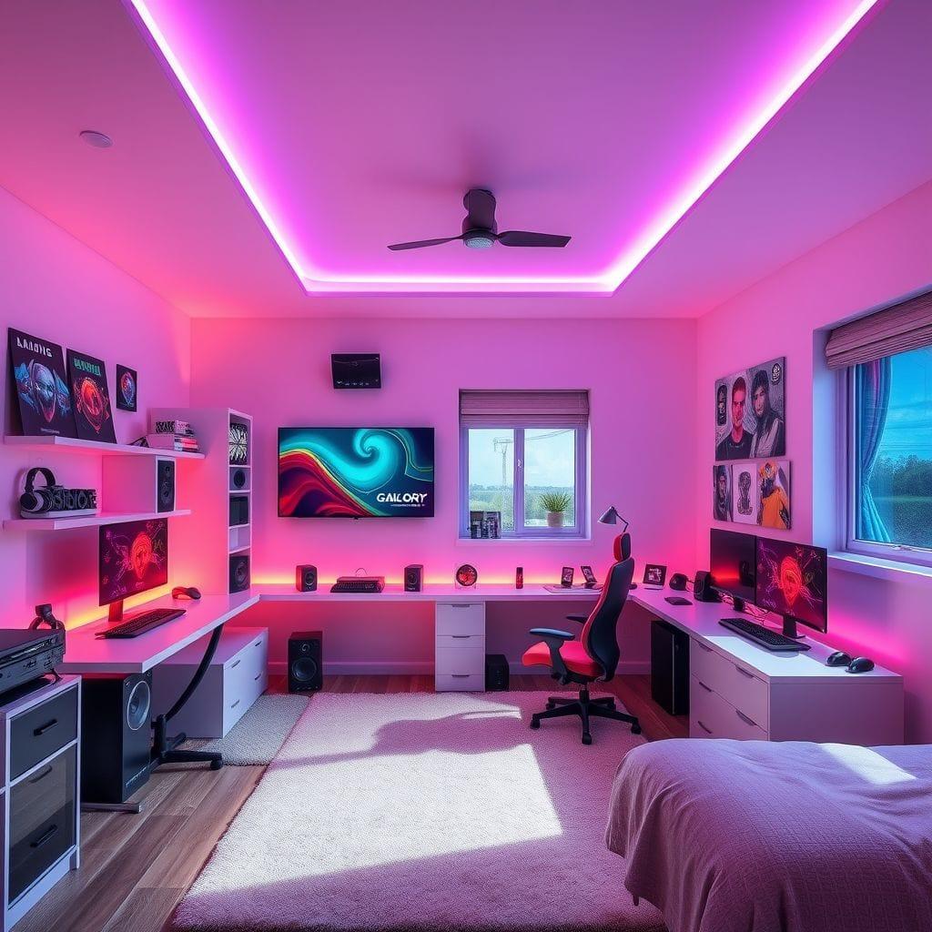 Gaming Room Kids Room design example 2