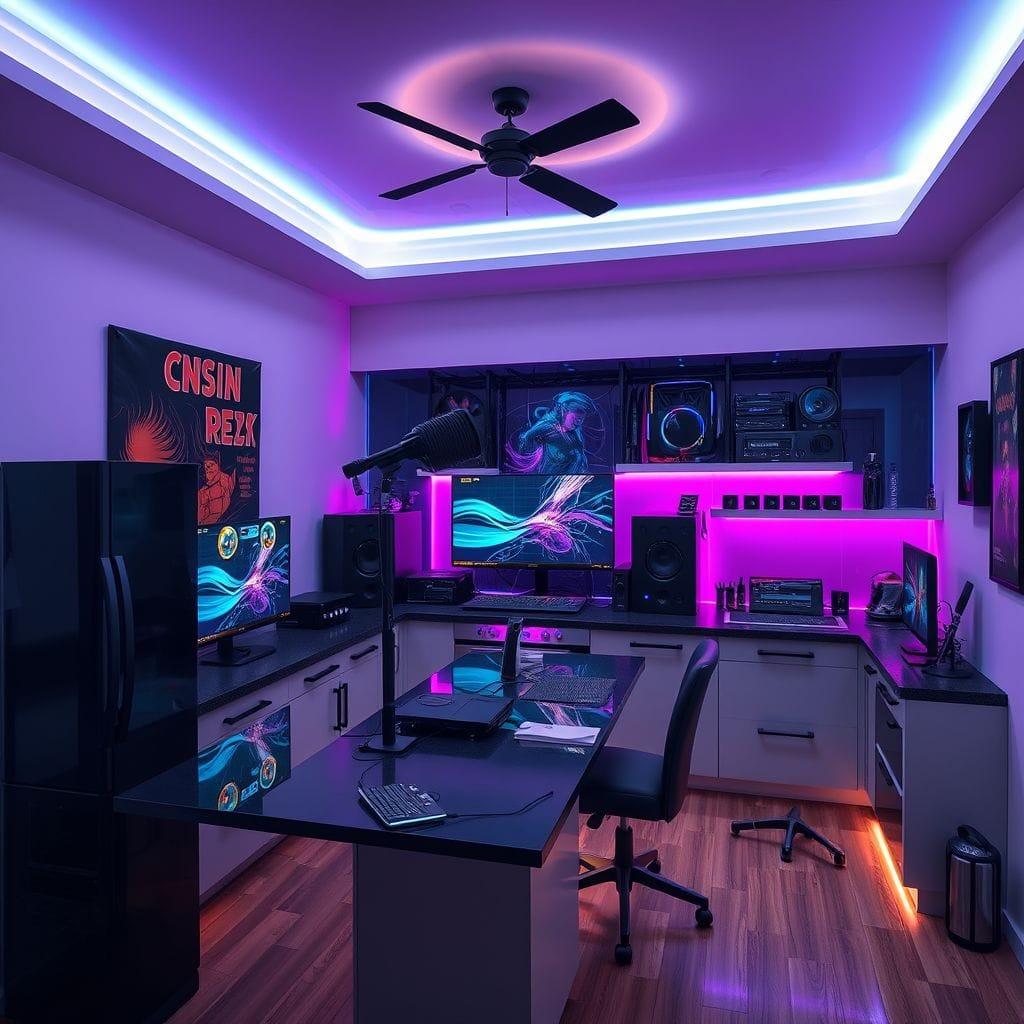 Gaming Room Kitchen design example 1