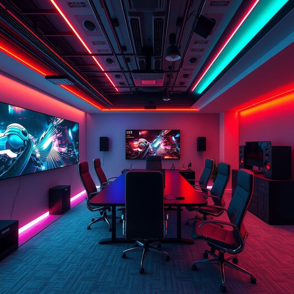 Gaming Room Meeting Room design example 4