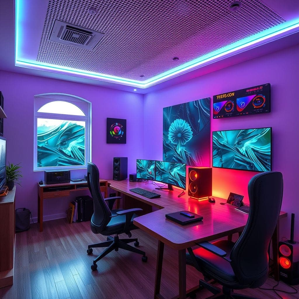 Gaming Room Office design example 2