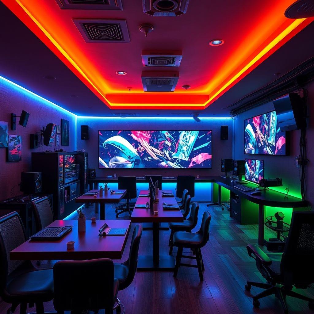Gaming Room Restaurant design example 3