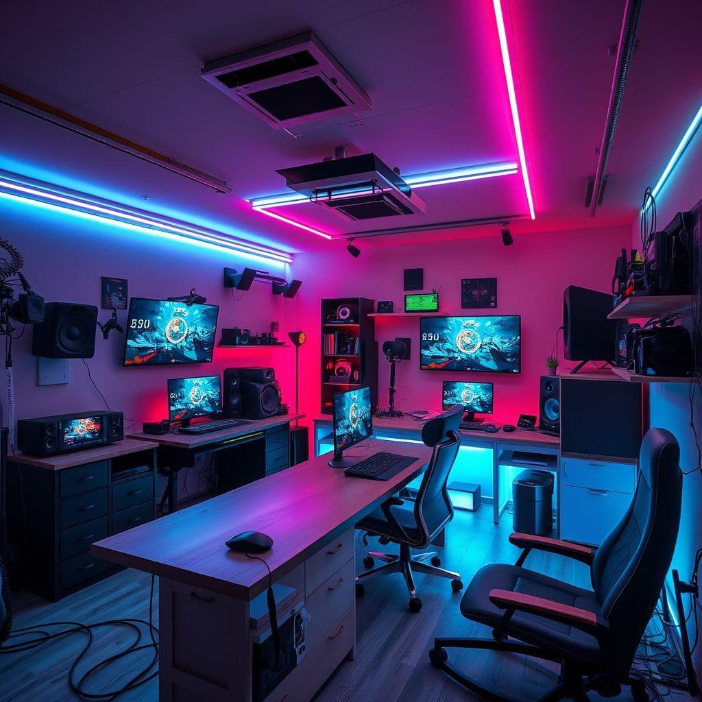 Gaming Room Workshop design example 2