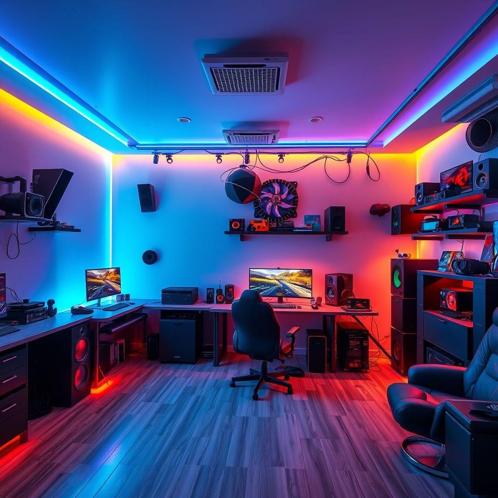 Gaming Room Workshop design example 3