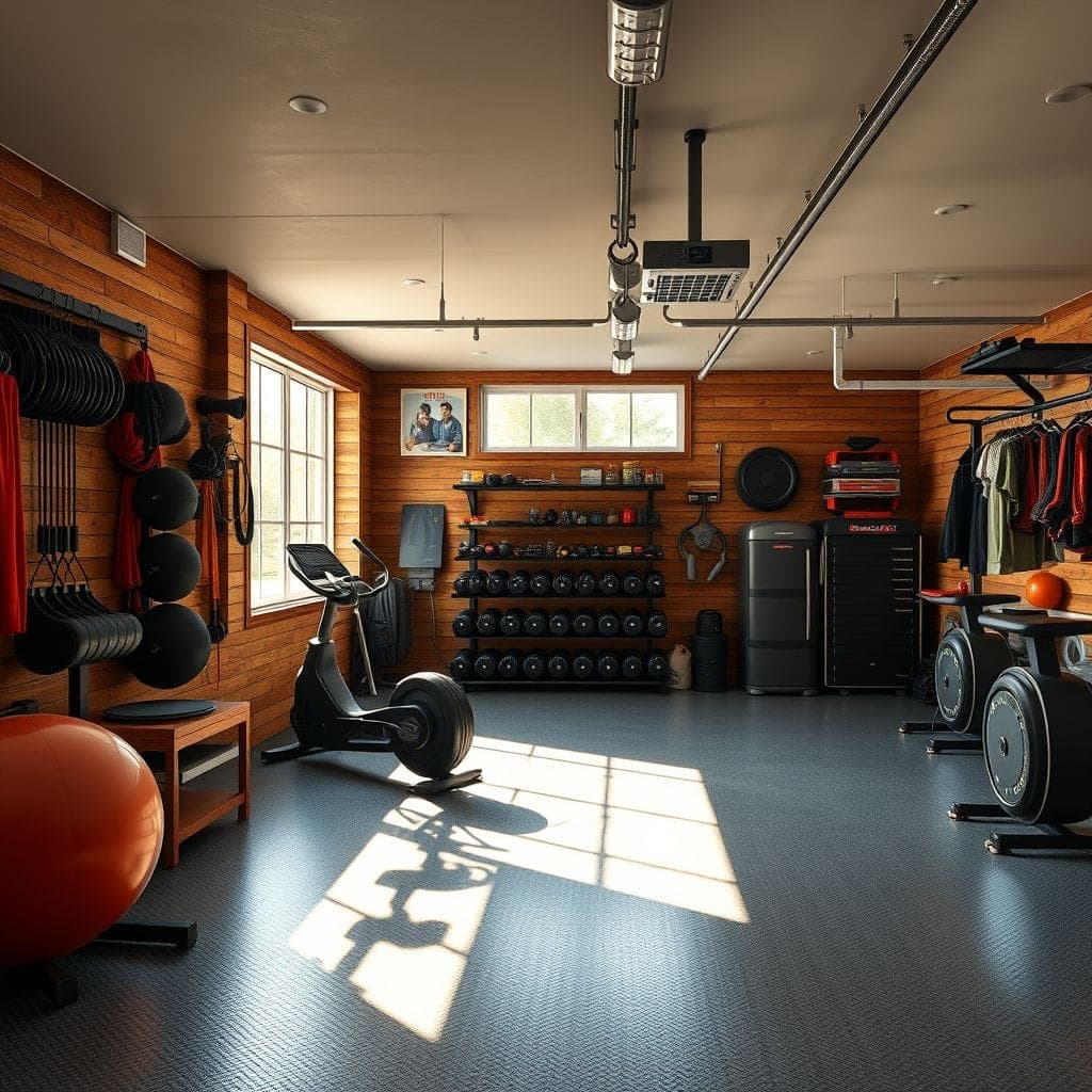  Garage Gym design example 2