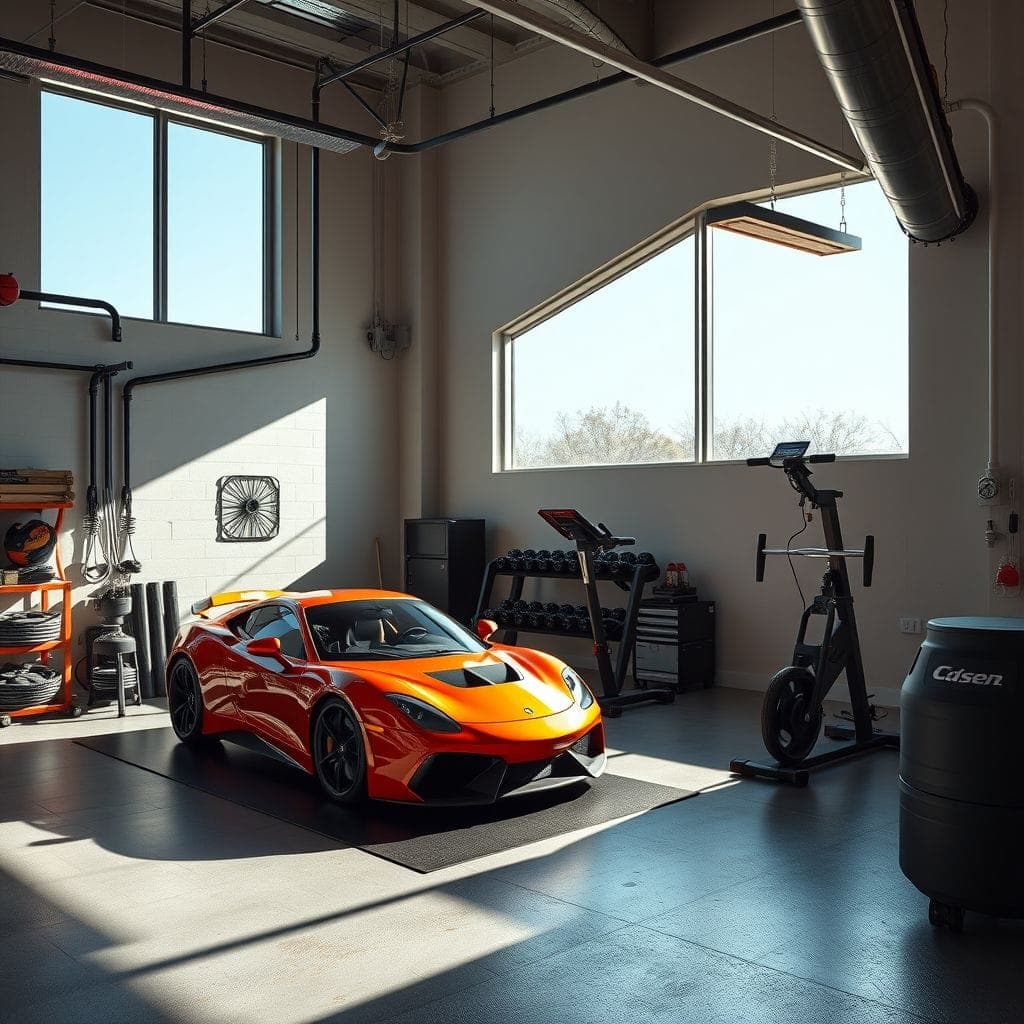  Garage Gym design example 3