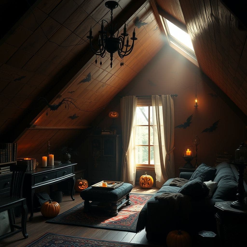 Halloween Attic design example 1