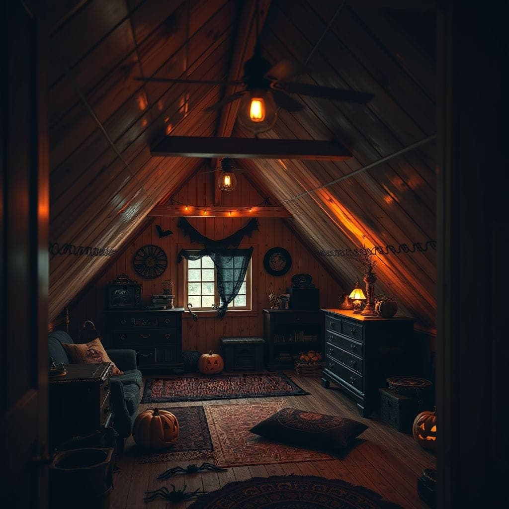 Halloween Attic design example 3
