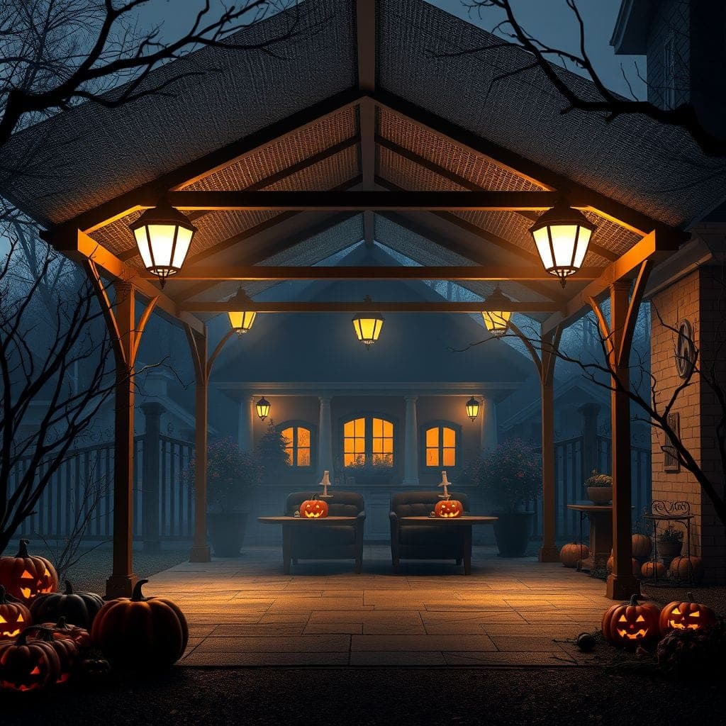 Halloween Carport design example 1