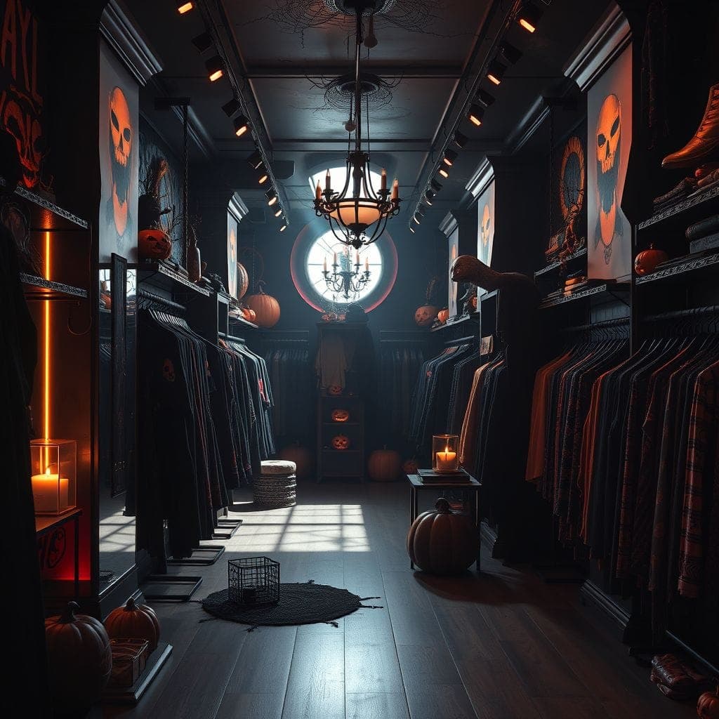 Halloween Clothing Store design example 2