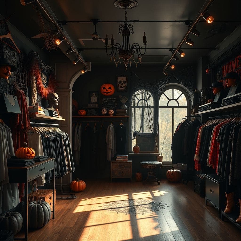 Halloween Clothing Store design example 3