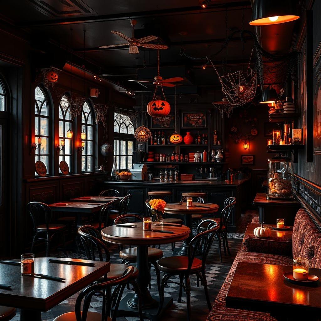 Halloween Coffee Shop design example 1