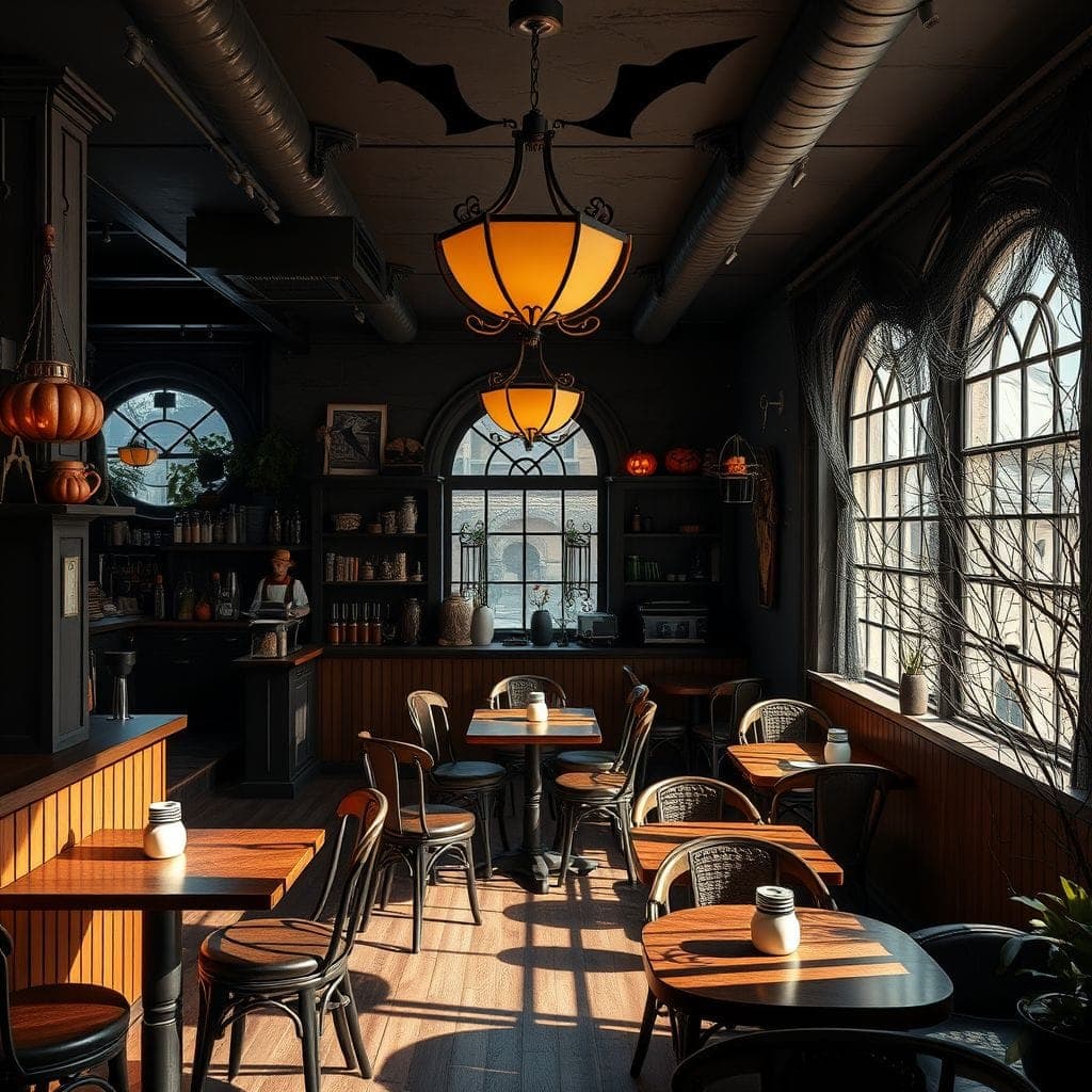 Halloween Coffee Shop design example 2