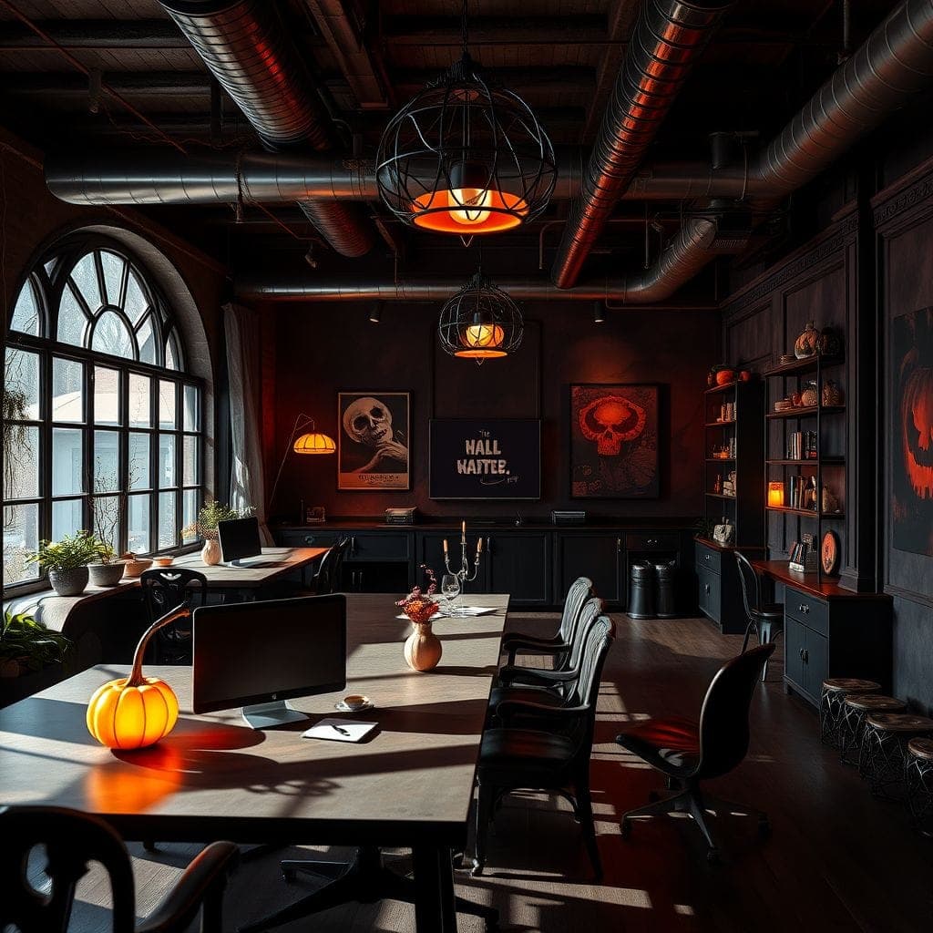 Halloween Coworking Space design example 2