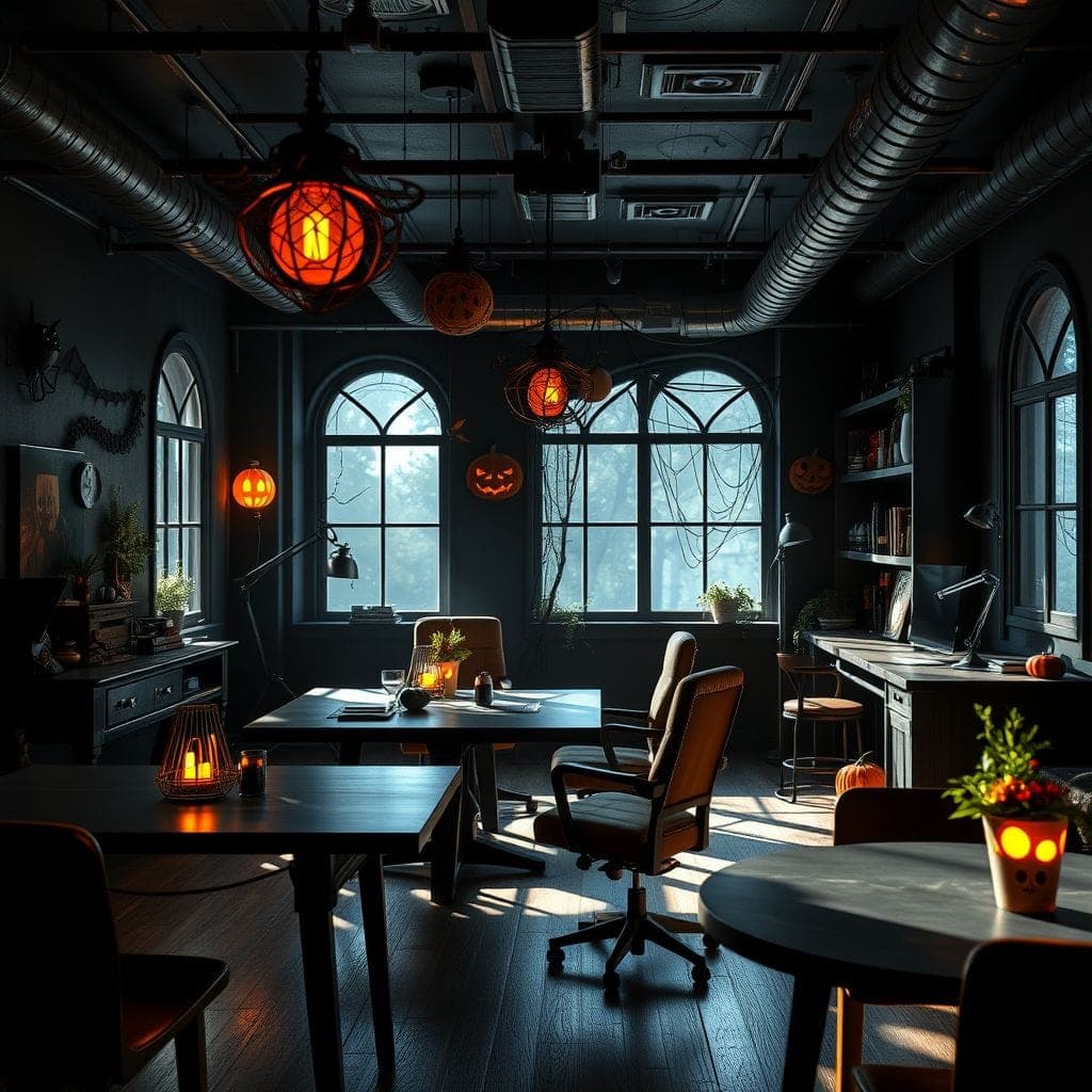 Halloween Coworking Space design example 3