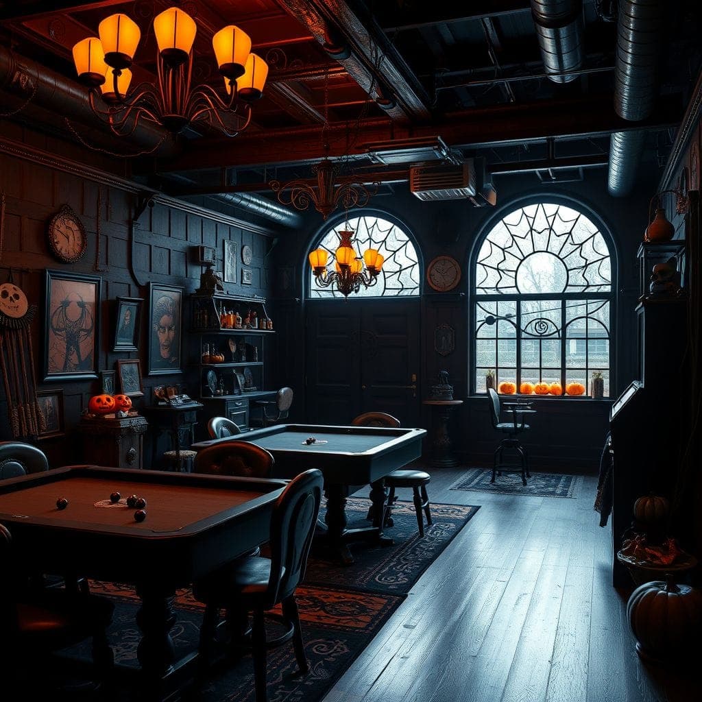 Halloween Game Room design example 1