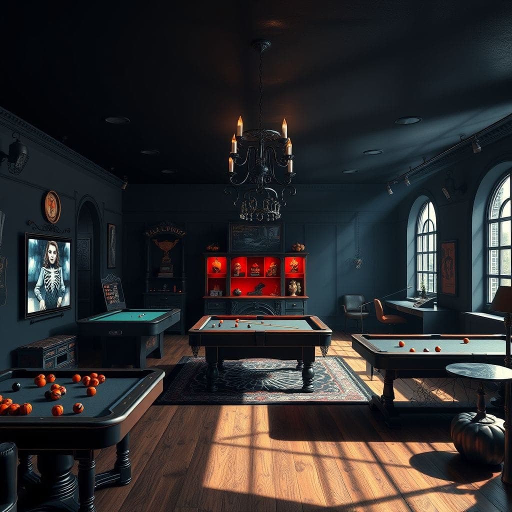 Halloween Game Room design example 3