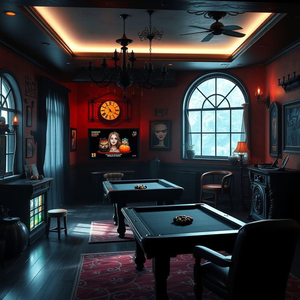 Halloween Game Room design example 4