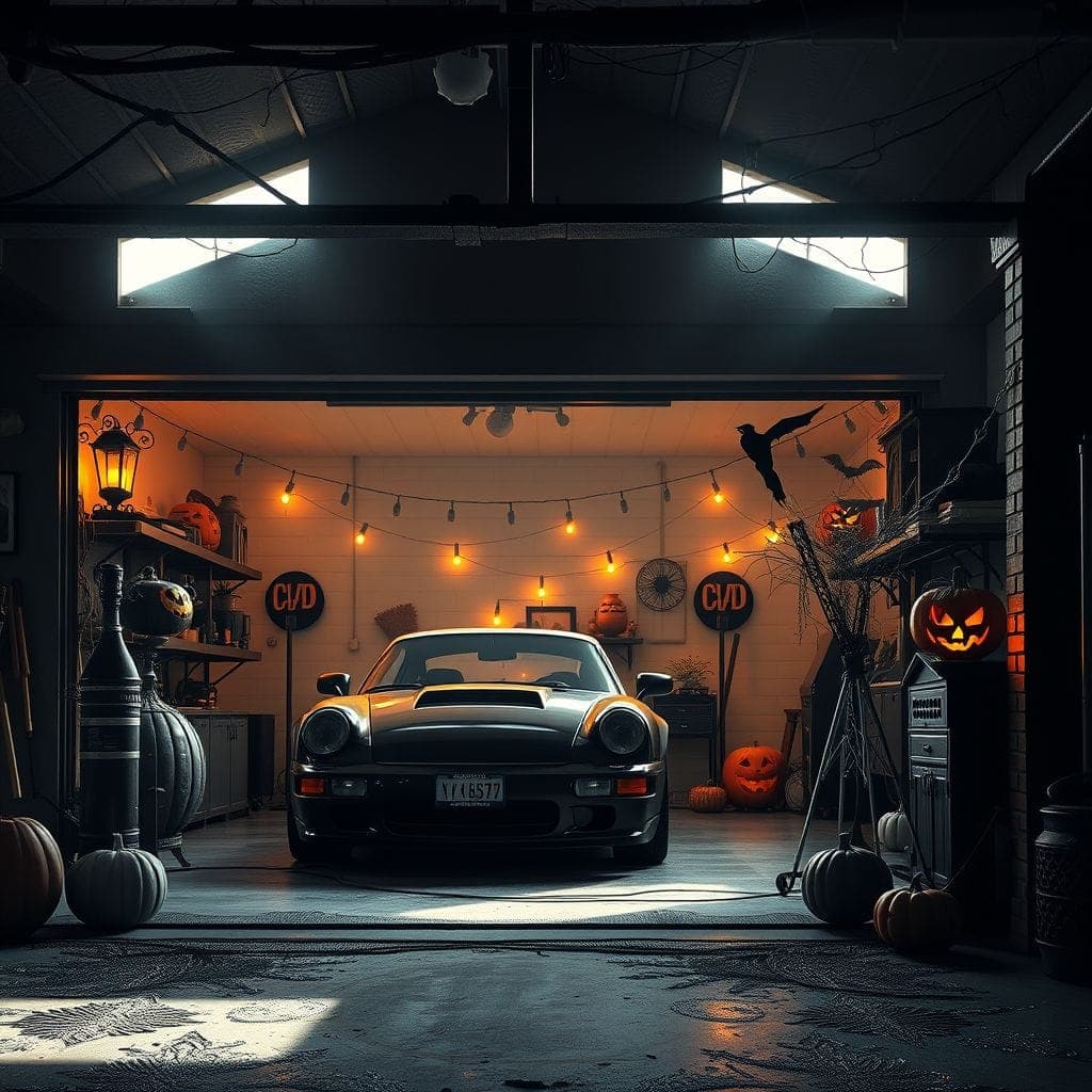 Halloween Garage design example 1