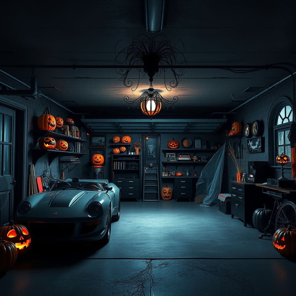 Halloween Garage design example 2