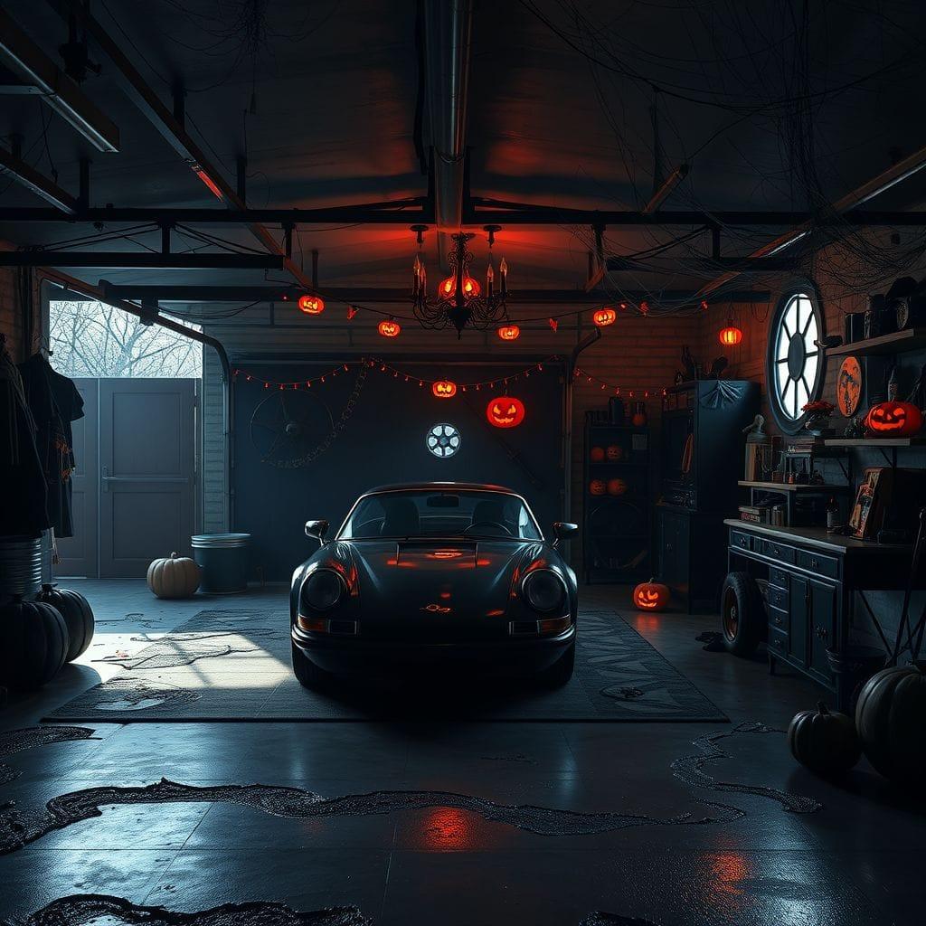 Halloween Garage design example 3