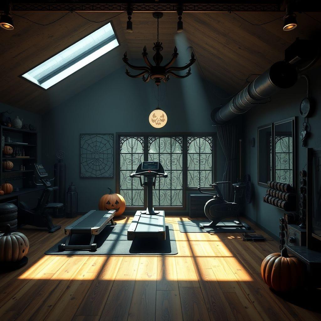 Halloween Home Gym design example 1