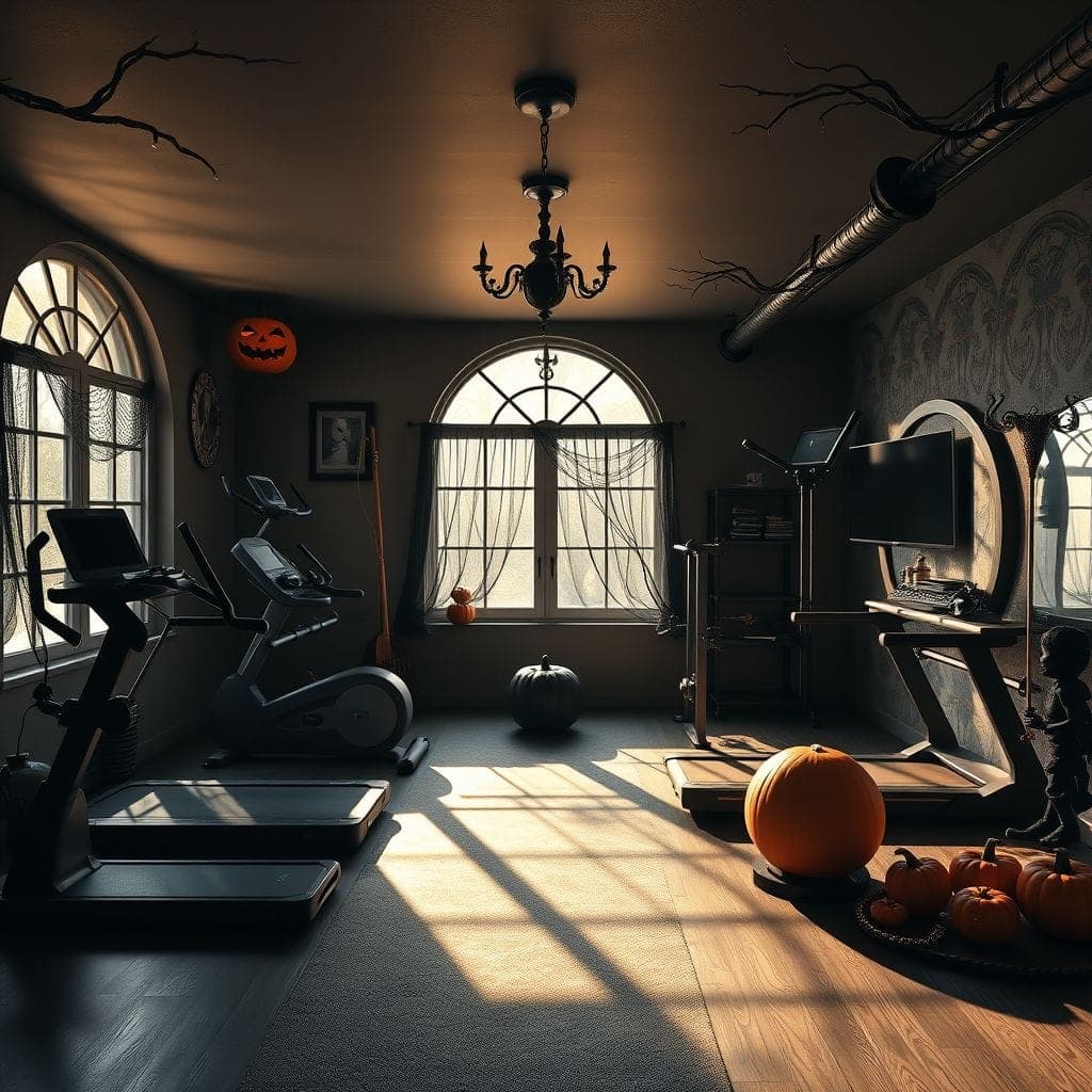 Halloween Home Gym design example 2