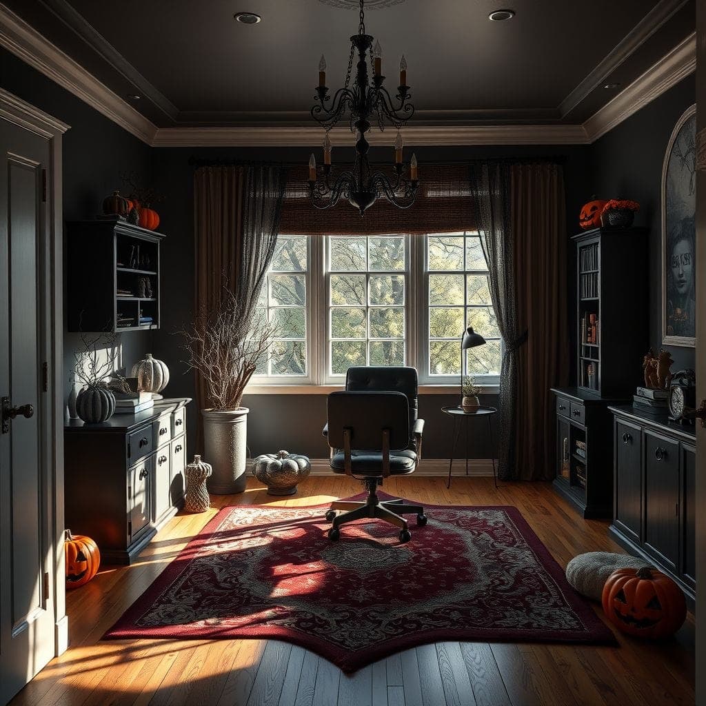Halloween Home Office design example 3
