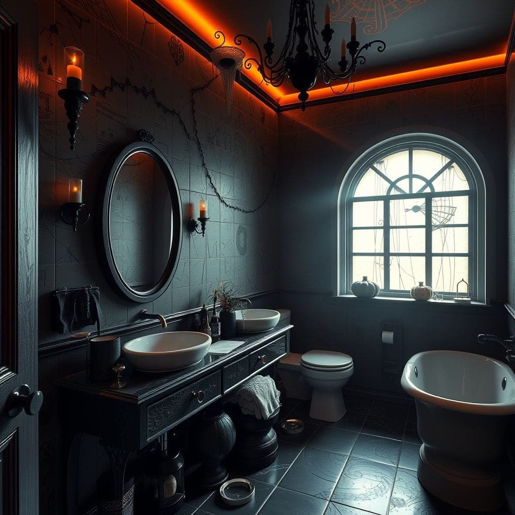 Halloween Hotel Bathroom design example 4
