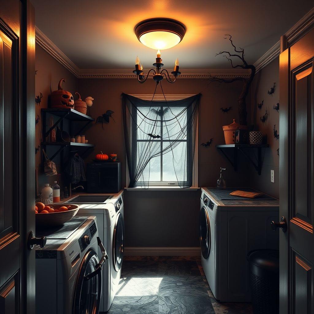 Halloween Laundry Room design example 1