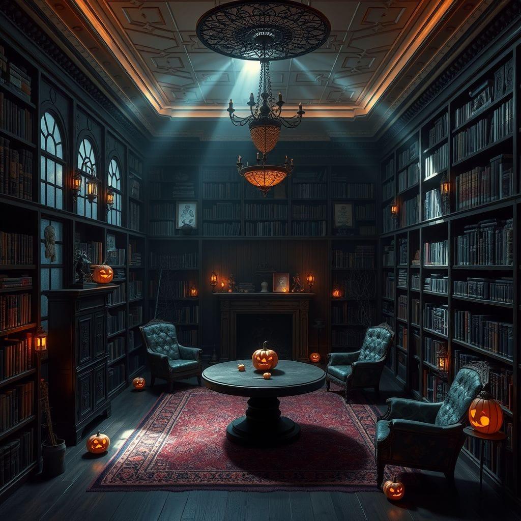 Halloween Library design example 2