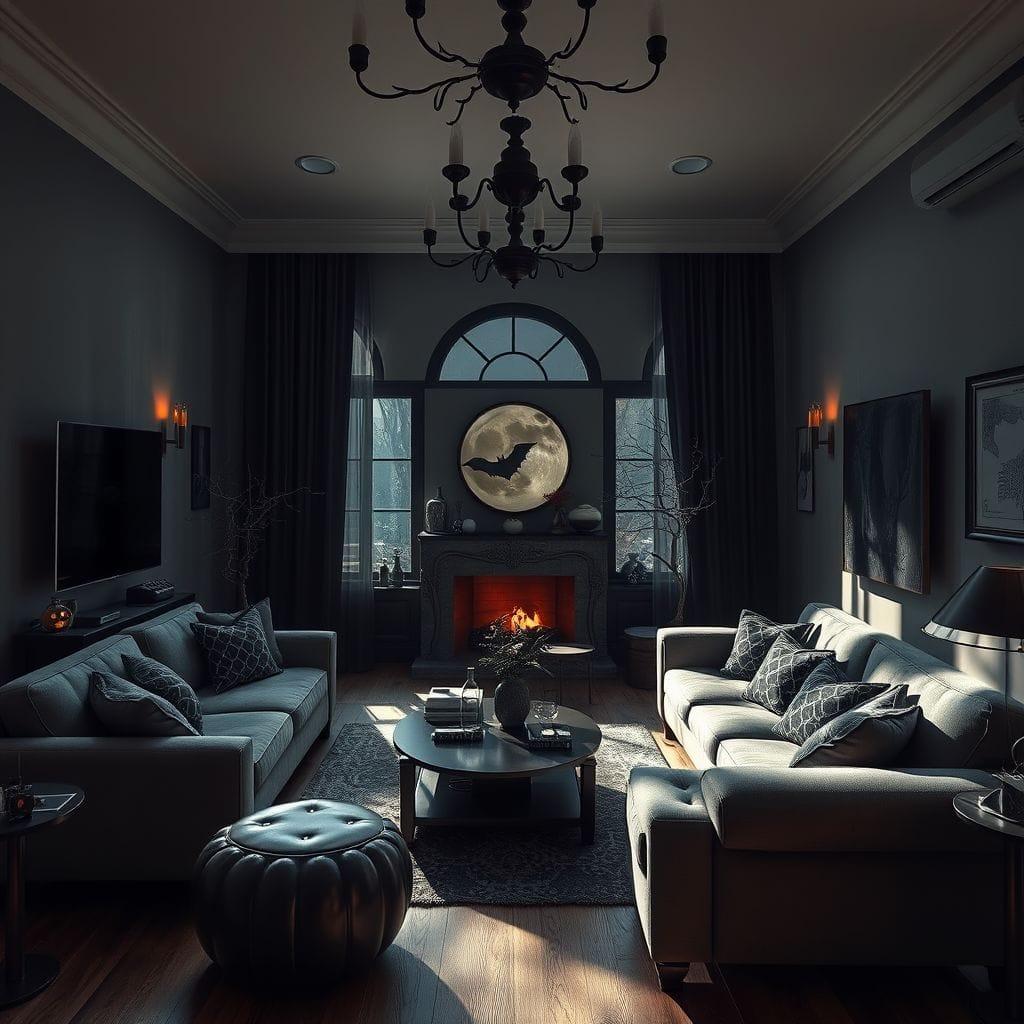 Halloween Living Room design example 1