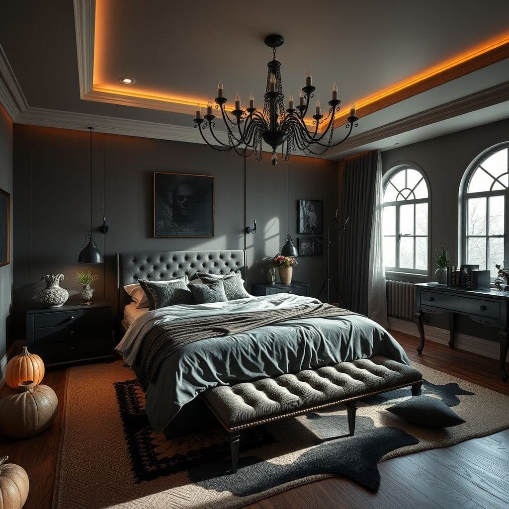 Halloween Master Bedroom design example 1