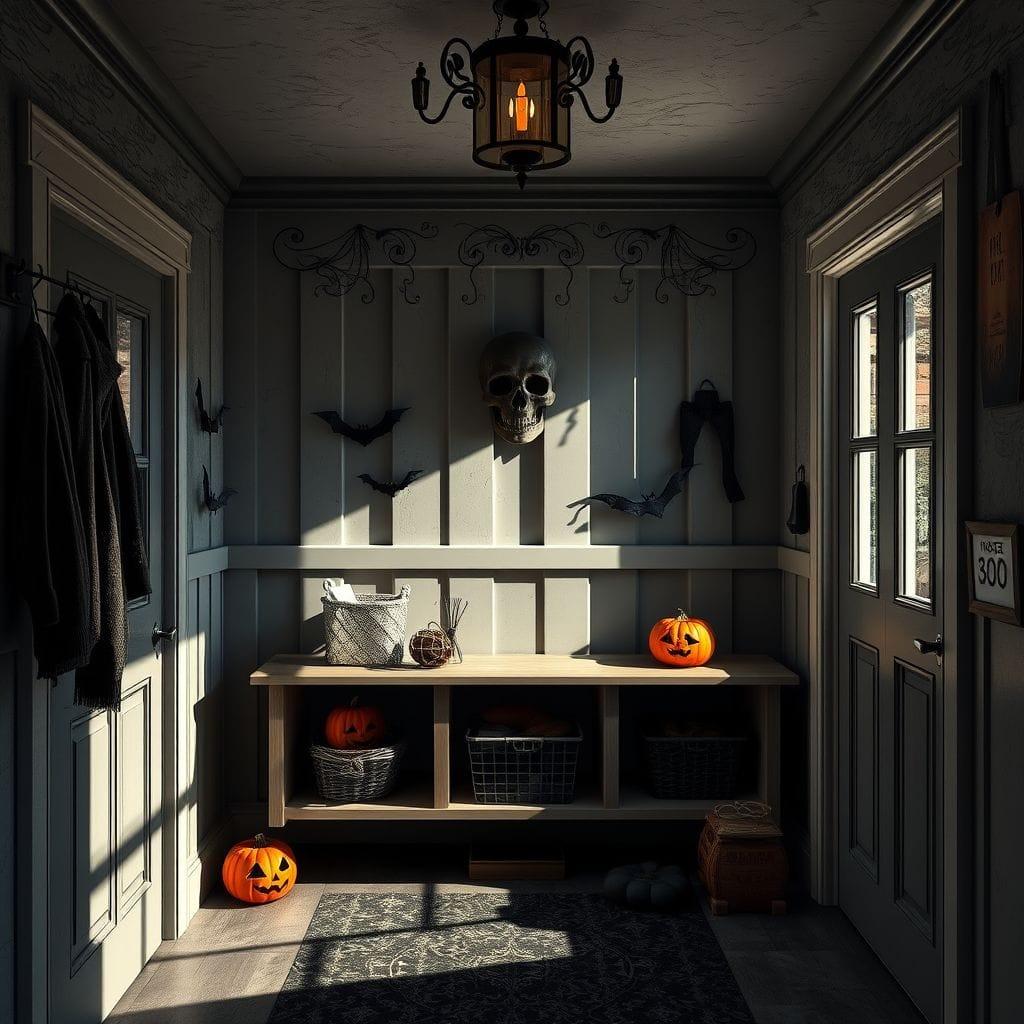 Halloween Mudroom design example 3