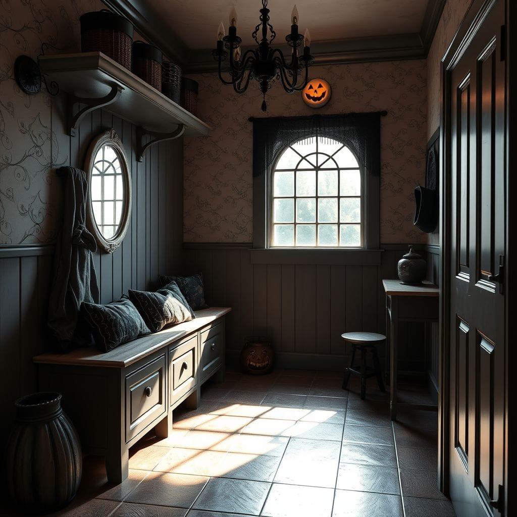 Halloween Mudroom design example 4