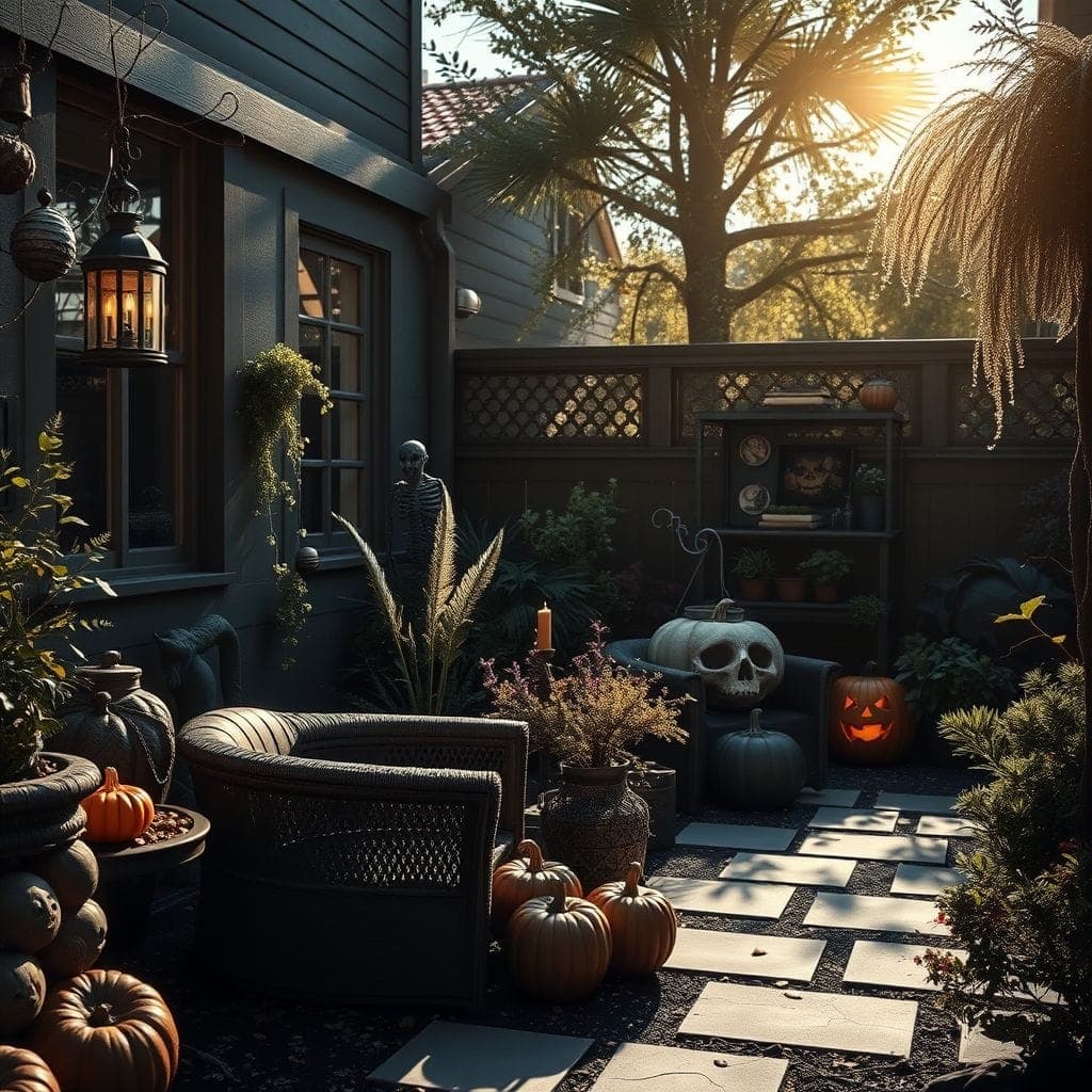 Halloween Outdoor Garden design example 3