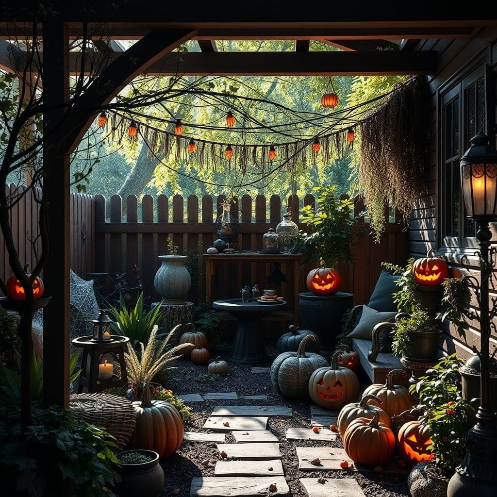 Halloween Outdoor Garden design example 4