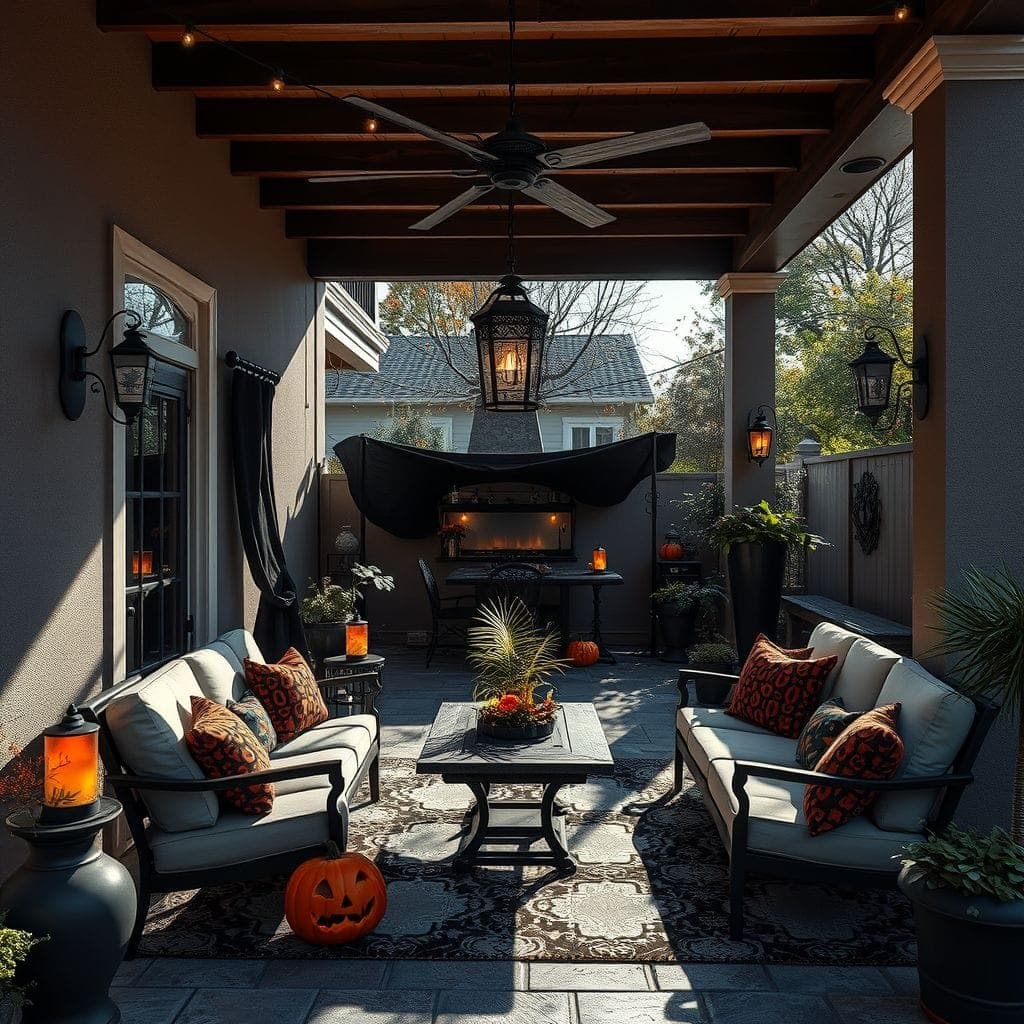 Halloween Outdoor Patio design example 2