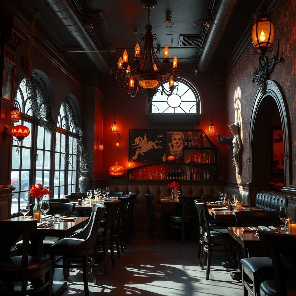 Halloween Restaurant design example 1