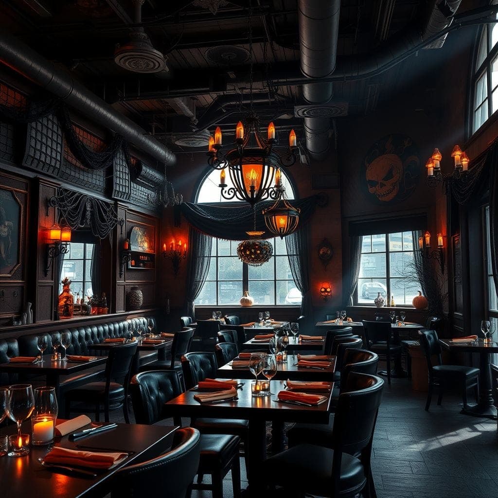 Halloween Restaurant design example 2