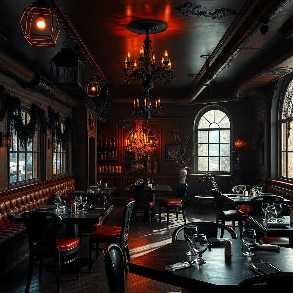 Halloween Restaurant design example 4