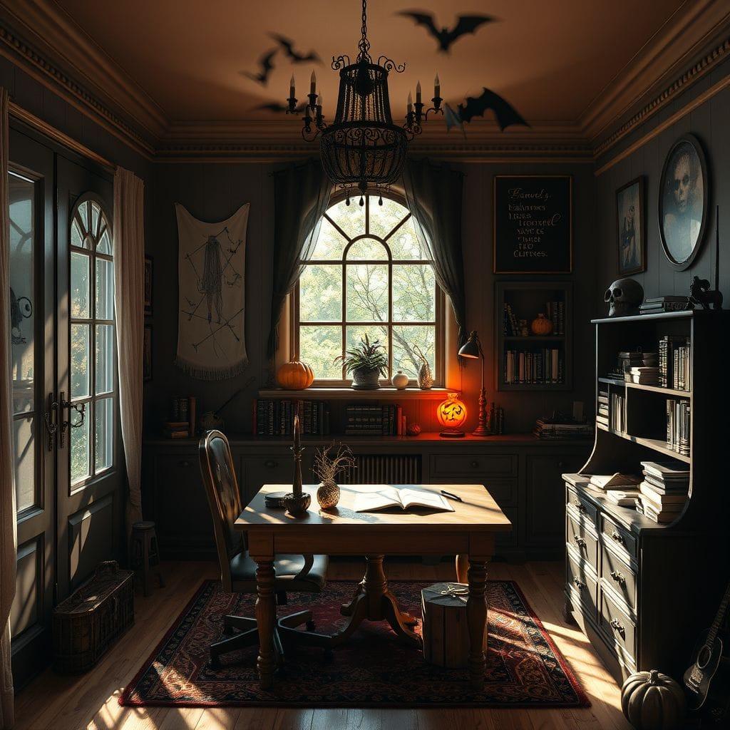 Halloween Study Room design example 1