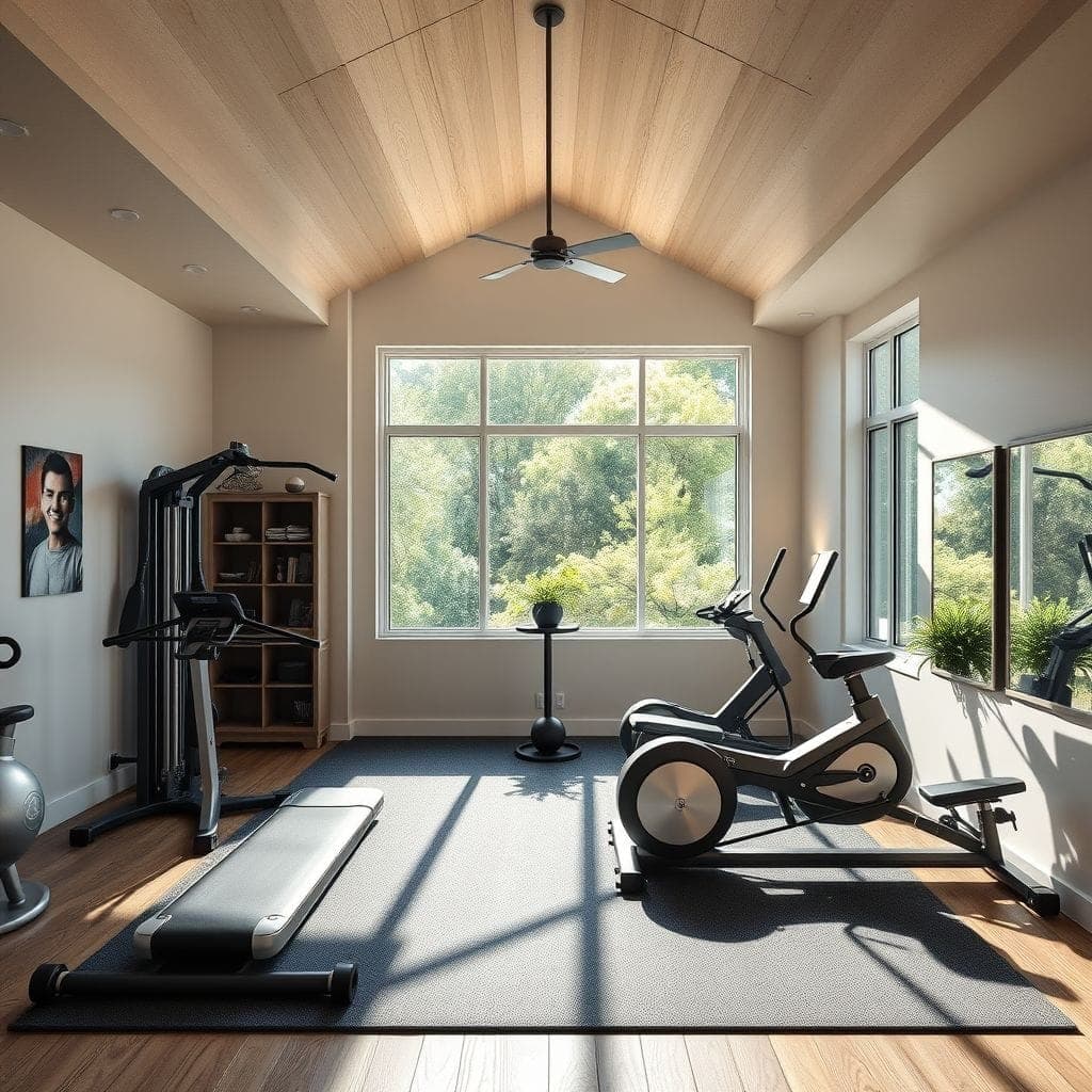 Home Gym design example 1