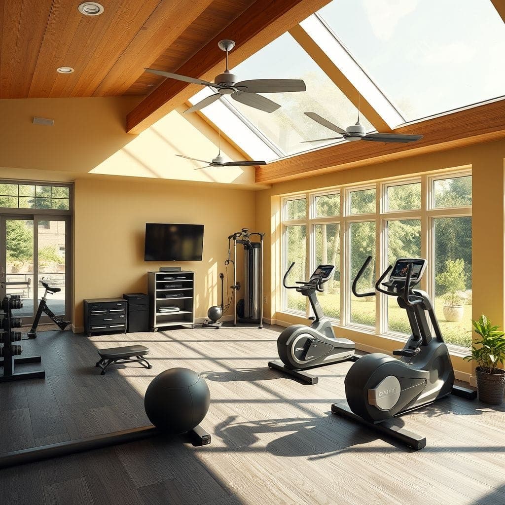  Home Gym design example 4