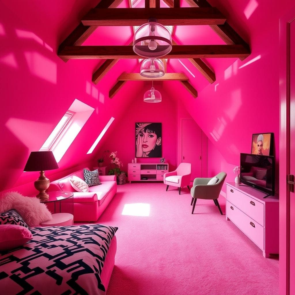 Hot Pink Attic design example 1