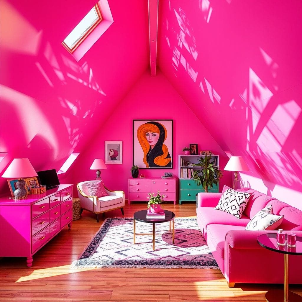 Hot Pink Attic design example 4