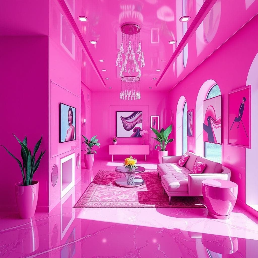 Hot Pink Drop Zone design example 1