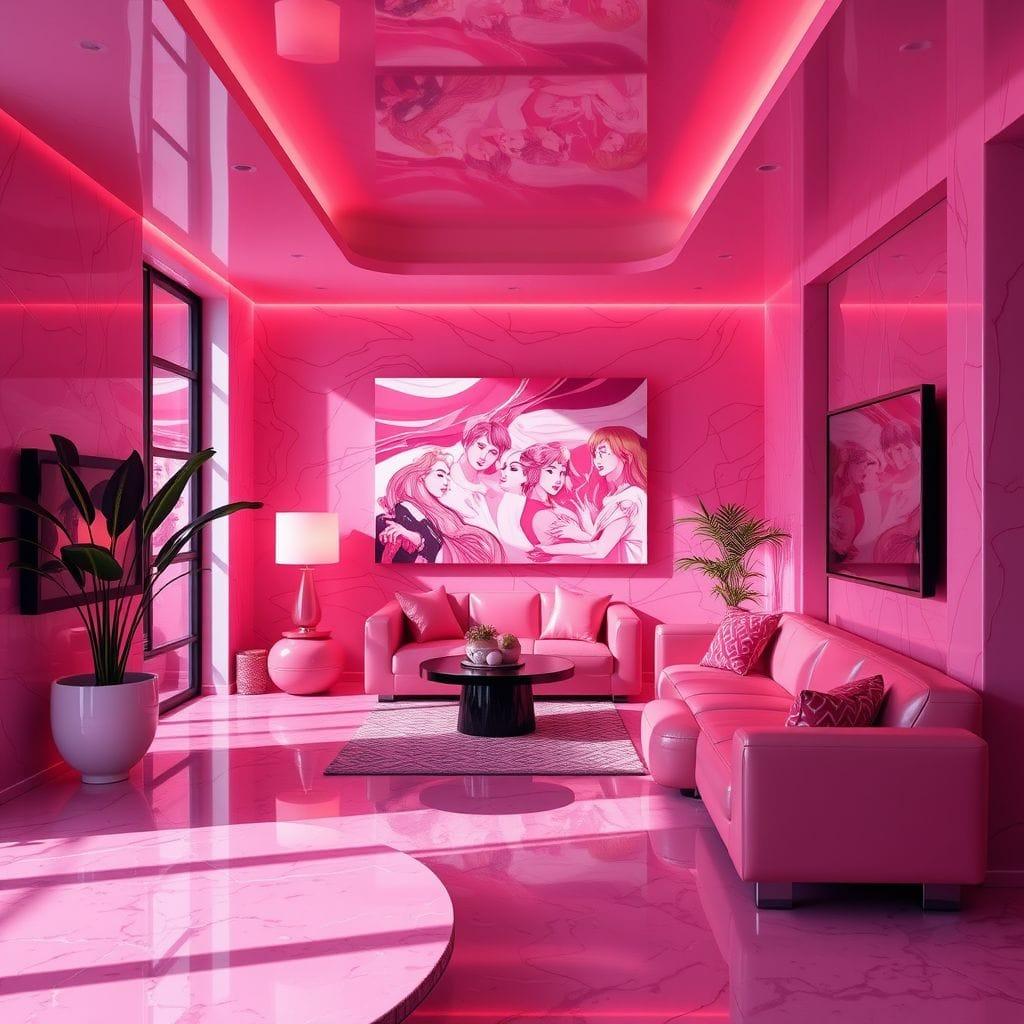 Hot Pink Onsen design example 1