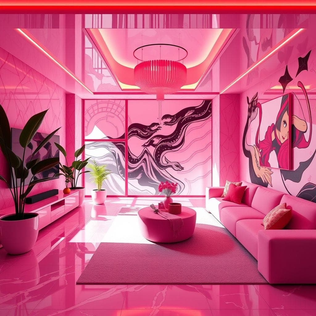 Hot Pink Onsen design example 2